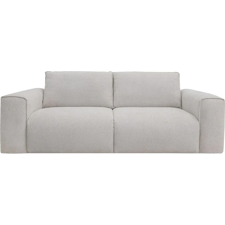 Vente-unique - POGLO - Schlafsofa - Plastik - Kunststoff (PVC) - Beige - 236 x 100 x 78 cm – Bild 3