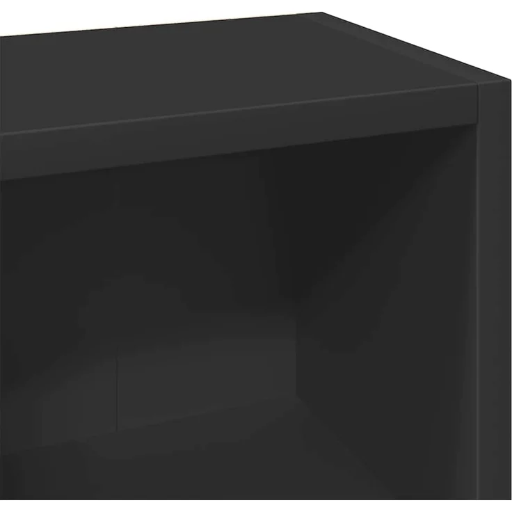 vidaXL CD-Regale 2 Stk. Schwarz 21x16x93,5 cm Holzwerkstoff 802697 – Bild 7