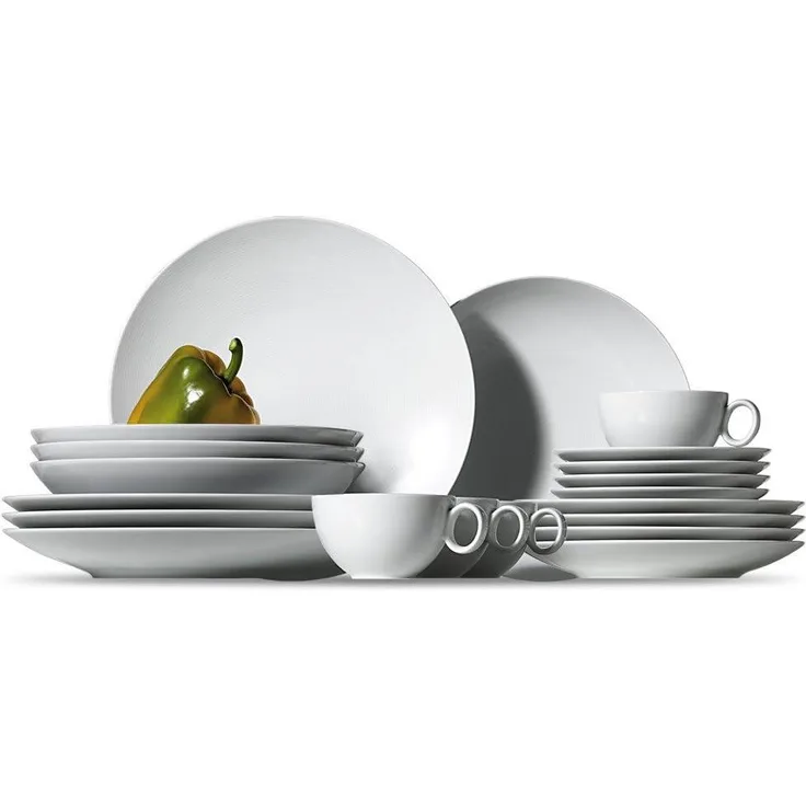 Thomas Loft Set No 2, Geschirr, Porzellan, Weiß, Spülmaschinenfest, 16-tlg, 18844