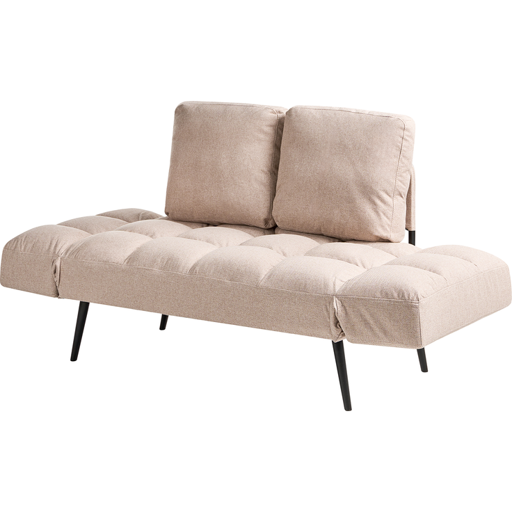 Schlafsofa 2-Sitzer BREKKE Stoff Beige – Bild 5