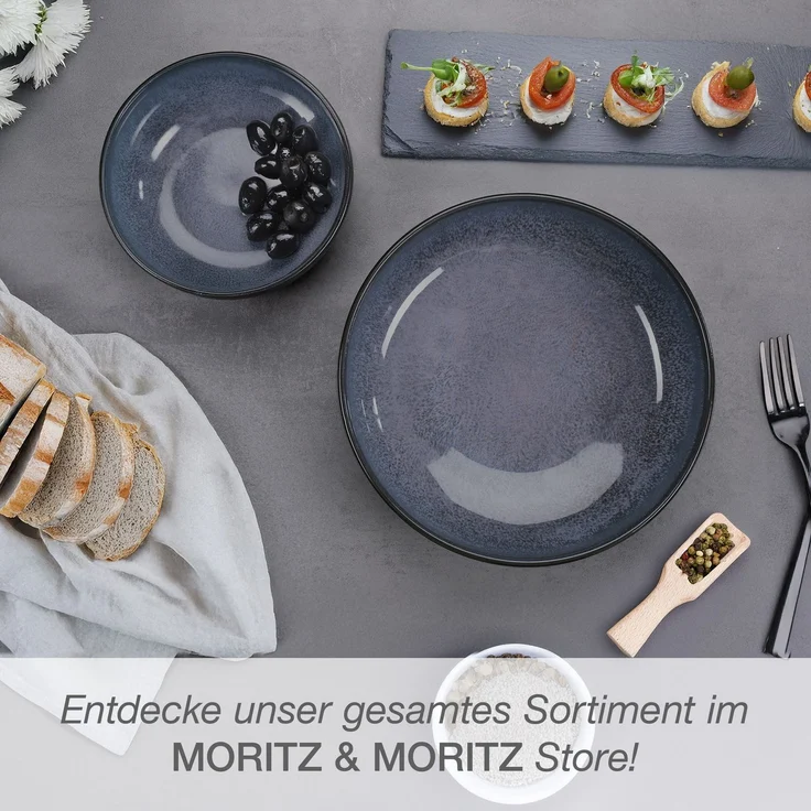 Moritz & Moritz VIDA Servierschale 2tlg. blau – Bild 8