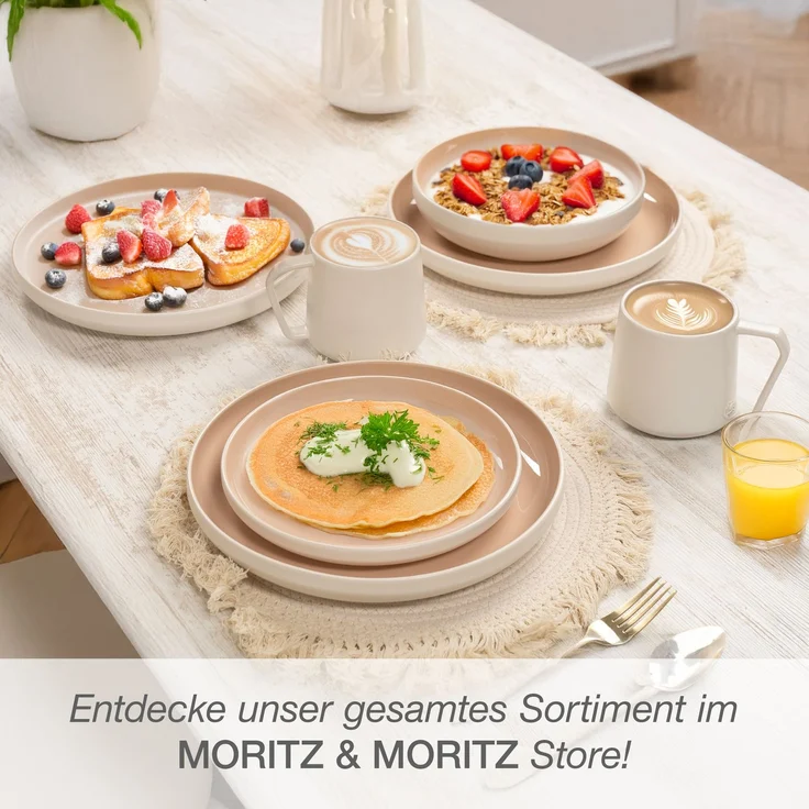Moritz & Moritz CAVO Geschirrset 18tlg. - Almond – Bild 7