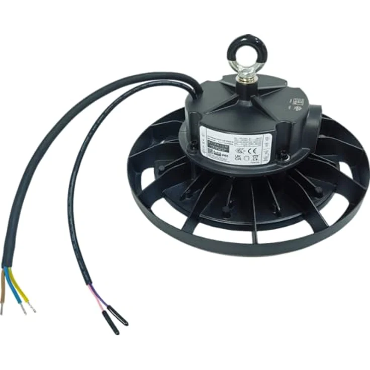 Berger & Schröter LED Strahler UFO High Bay Light 120 W, dimmbar, 19200 Lumen, 6500 K Weißlicht, IP66, energieeffizienzklasse B – Bild 3