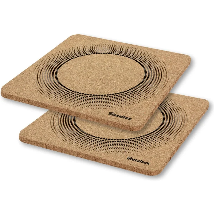 METALTEX 563608000 Kork Topfuntersetzer 2er-Set 20 x 20 cm – Bild 1