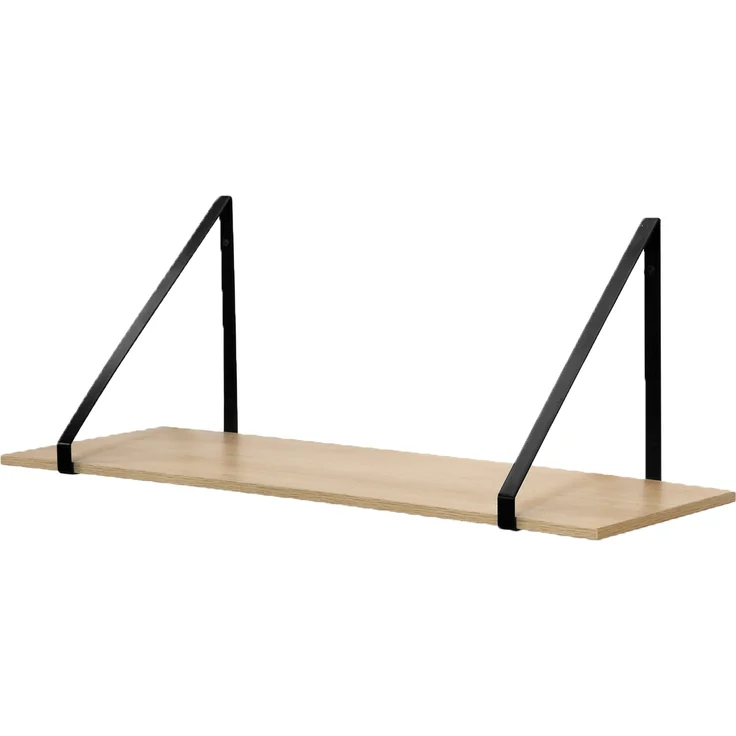 Casâme Wandregal mit besonders großer Tiefe - T29.5cm - Helles Holz – Bild 1