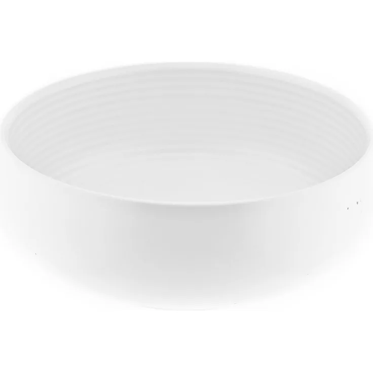 6 Teiliges Snackschalen-Set aus Porzellan - Servierschale, Dipschale Weiß