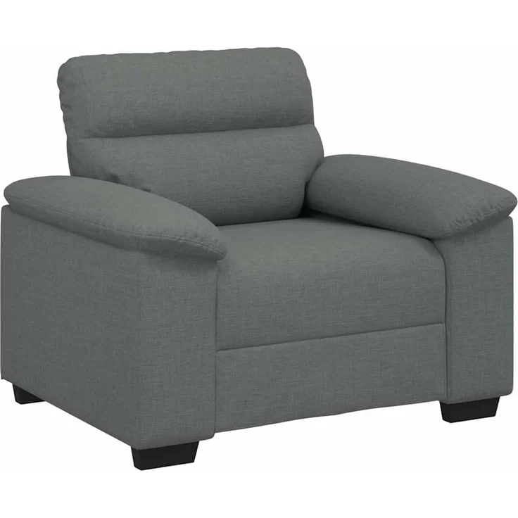vidaXL Sessel Dunkelgrau 100x81x84 cm Stoff 4105288 – Bild 1
