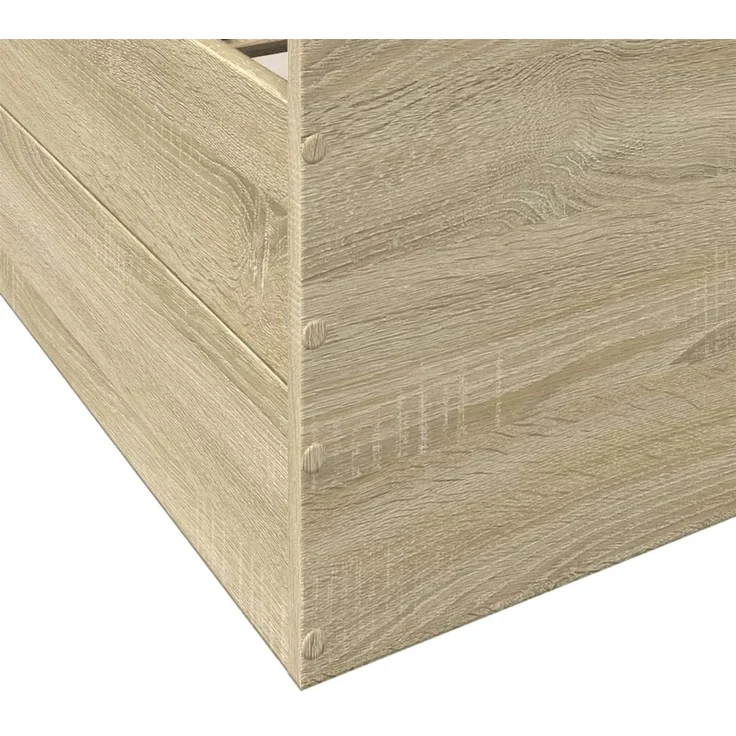 vidaXL Bettgestell mit Schubladen Sonoma-Eiche 150x200cm Holzwerkstoff 3280288 – Bild 8