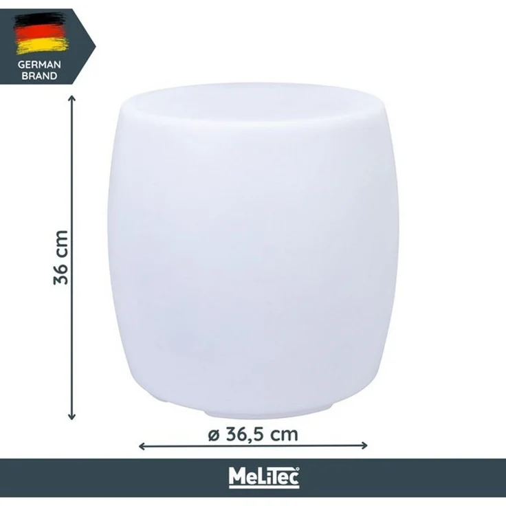 MeLiTec LED Solarleuchte Solar Gartenleuchte LK08-4 Modell Trommel, nein, 6h Leuchtdauer – Bild 4
