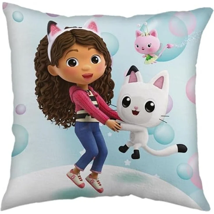 Gabby's Dollhouse Kopfkissen (1 Stück) Premium Dekokissen mit beidseitigem Digitaldruck – Bild 2