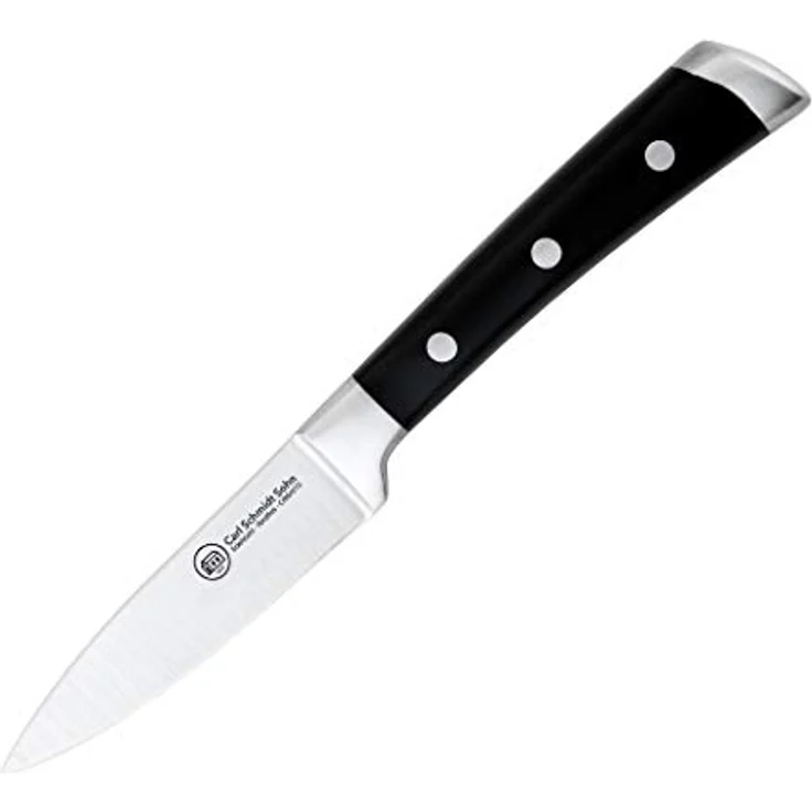 Carl Schmidt Sohn Spickmesser HERNE, 9 cm, Edelstahl rostfrei, mit ergonomischem Griff und Messerkropf – Bild 2
