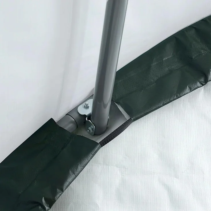 ShelterLogic Weidezelt, Weideunterstand mit Seitenverkleidung 370 x 370 x 170 cm, grün, 370 x 370 x 170 cm (L x B x H),ohne Stahlgestell – Bild 5