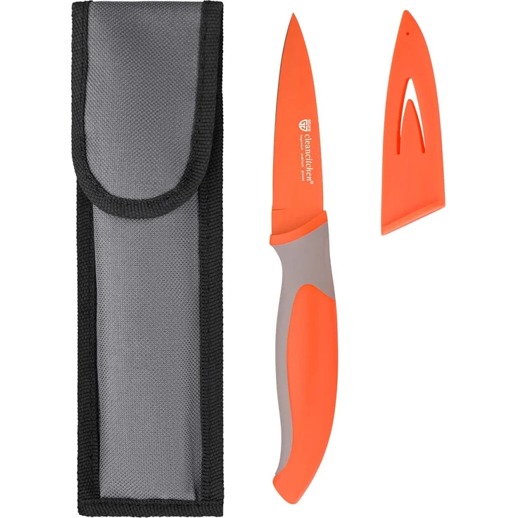 Küchenmesser mit Klingenschutz orange C2 – Bild 4