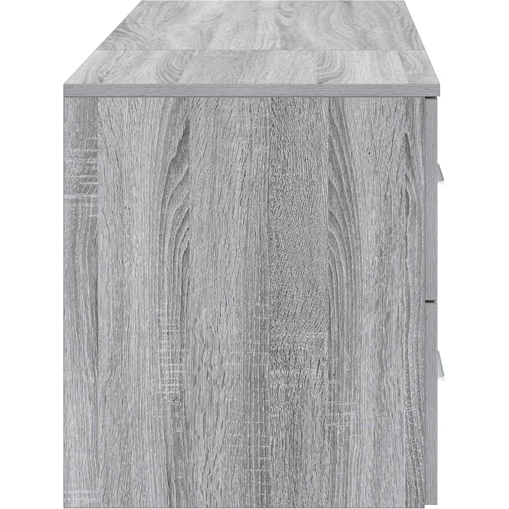 vidaXL Badezimmerschrank-Set 2 stk. Grau Sonoma 92,5 x 44,5 x 50 cm 3404021 – Bild 4