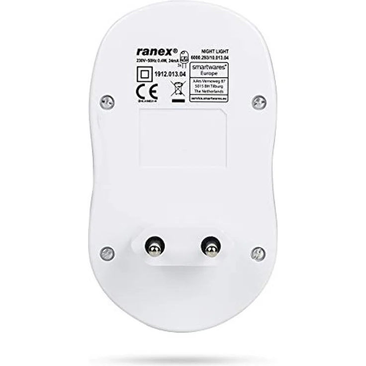 Smartwares LED Nachtlicht mit Bewegungsmelder, Tag/Nacht Sensor - 0,4 Watt 6000. 293 Weiß – Bild 4