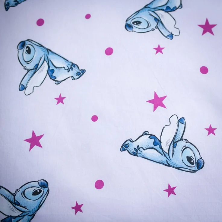 Disney Lilo & Stitch Bettwäsche 140 × 200 cm Baumwolle Bettbezug Kissenbezug mit Reißverschluss – Bild 4