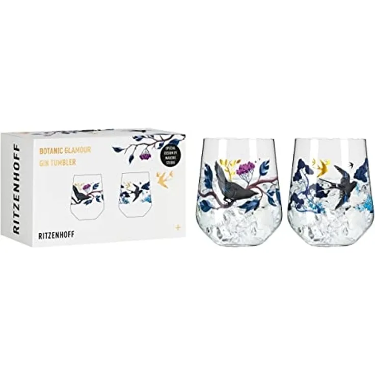 Ritzenhoff 3801002 Ginglas-Set #1 BOTANIC GLAMOUR Joyanne Horscroft 2022