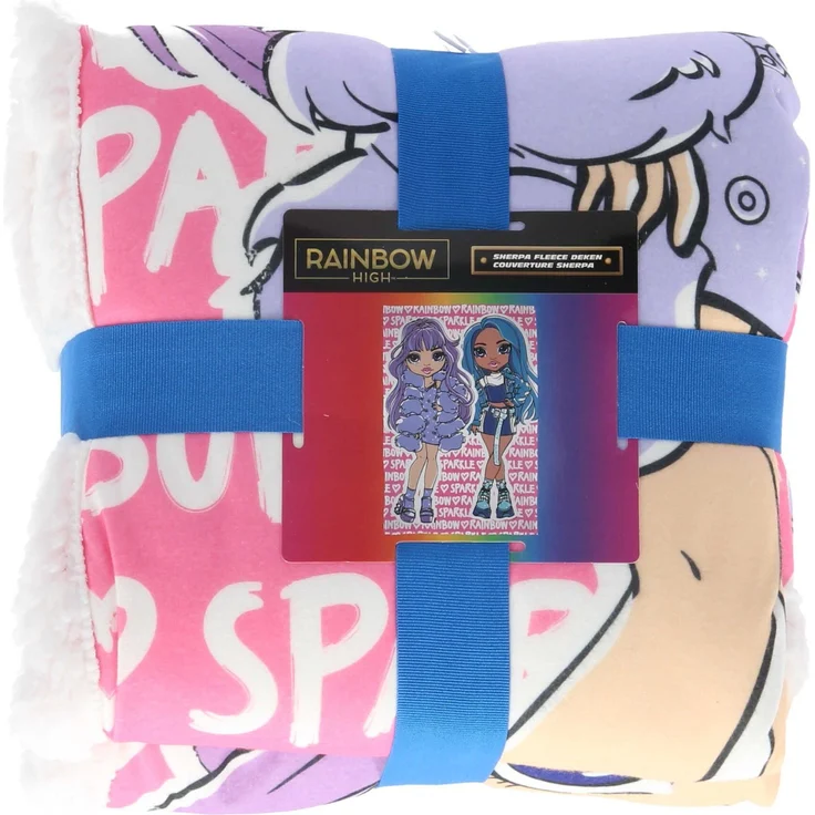 Rainbow High Fleecedecke für Kinder – Gemütliche Sherpa-Qualität, 150 x 100 cm – Bild 2