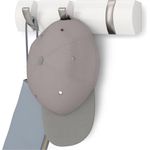 Umbra Hooks Flip Wandhaken, Aufhänger, Kleiderhaken, Kleideraufhänger, Garderobenhaken, 3 Haken, Holz, Weiß, 318853660