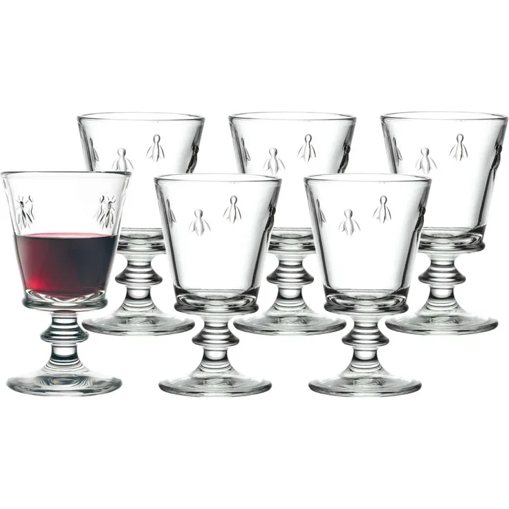 La Rochère Biene Abeille Rotweinglas 350 ml 6er Set