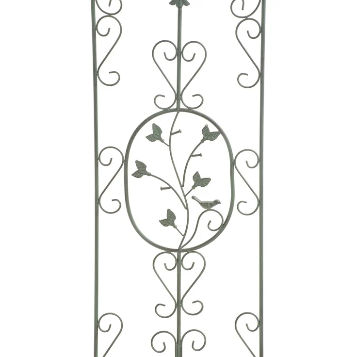 Rankgitter FALK 2er Set - 35x1x122cm, Metall, Antik-Grün | Rankhilfe Kletterpflanzen Gartendekoration – Bild 4