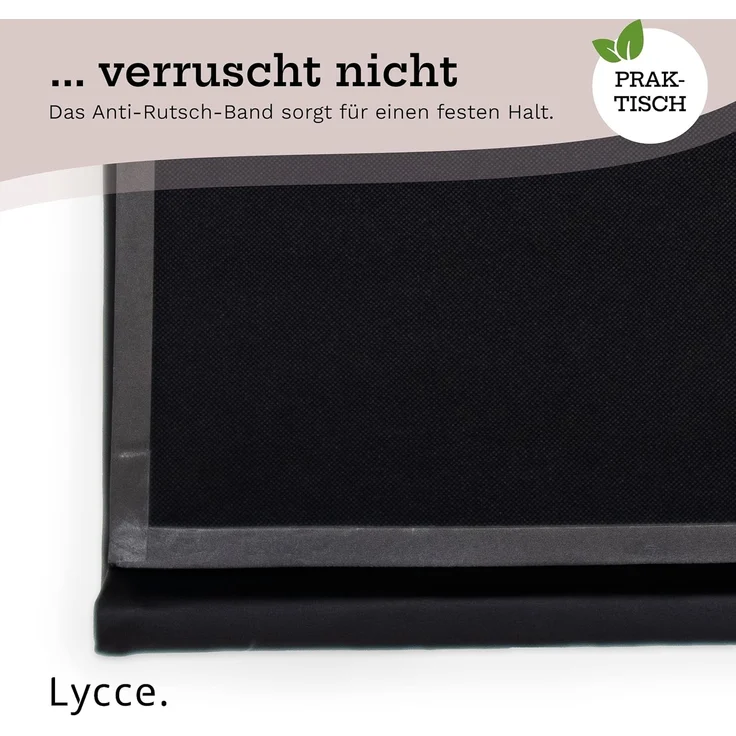Lycce Bankauflage Klemmkissen Sitzkissen mit 2 Leisten, 37cm Klemmtiefe, Kunstleder, (1 St), hochwertiger Bezug in vielen Farben – Bild 8