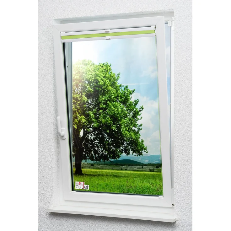 Lysel - Qualitätsplissee Crush Tageslicht maigrün - Plissee in der Größe (Bx H) 90cm * 130cm – Bild 6