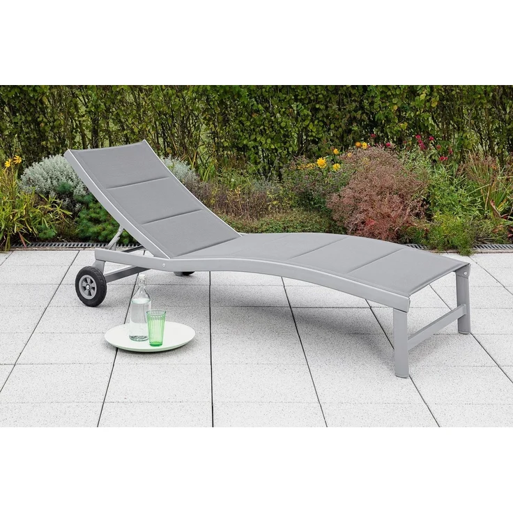 MERXX Gartenliege San Marino, 1 St, Aluminium – Bild 1