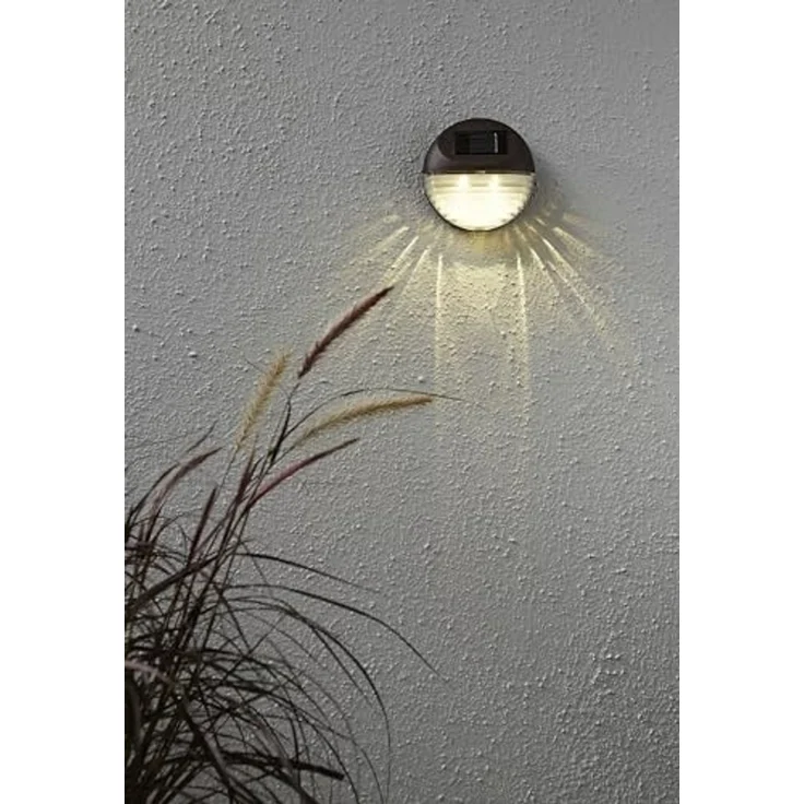 Best Season Solar Beleuchtung, Fency, braun, 11 x 11 x 4 cm, 479-01 – Bild 4