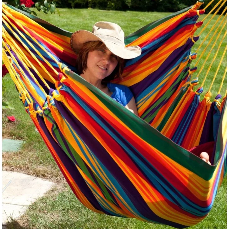 MacaMex Hängesessel Cayo Gigante Paradiso Südamerika, wetterfest, multicolor, 140 cm x 210 cm – Bild 3
