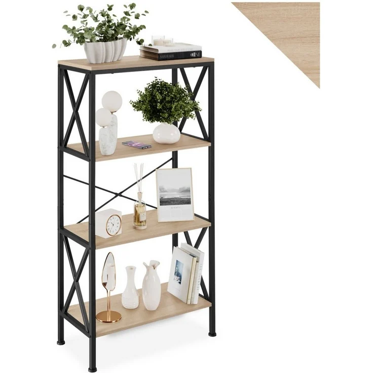 tectake Bücherregal Regal, Set 1-tlg, Industrial Style – Bild 5