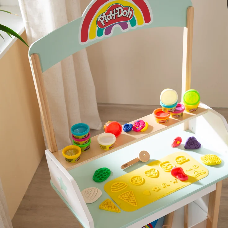 roba Eisstand 'roba x Play-Doh' - inkl. Zubehör - aus FSC®-zertifiziertem Holz - Bunt – Bild 8