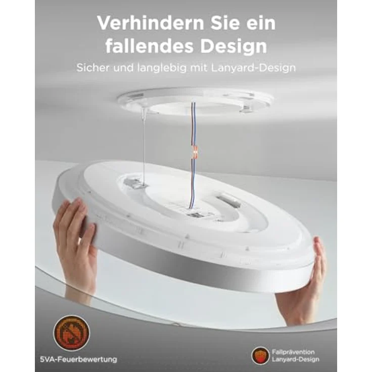 Govee Deckenlampe Ultra RGBWWIC, 616 LED-Pixel, 5000 lm, 2700K-6500K, KI-Lichtszenen, Matter, Smart Home – Bild 5