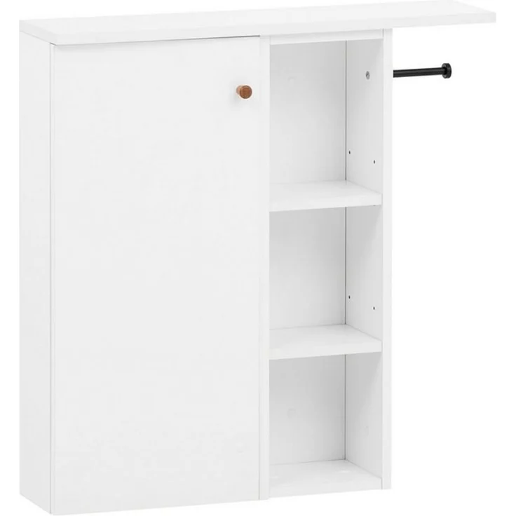 Schildmeyer Bjarne Nischenschrank 158505, weiß matt, 70,7 x 17 x 74,3 cm – Bild 4
