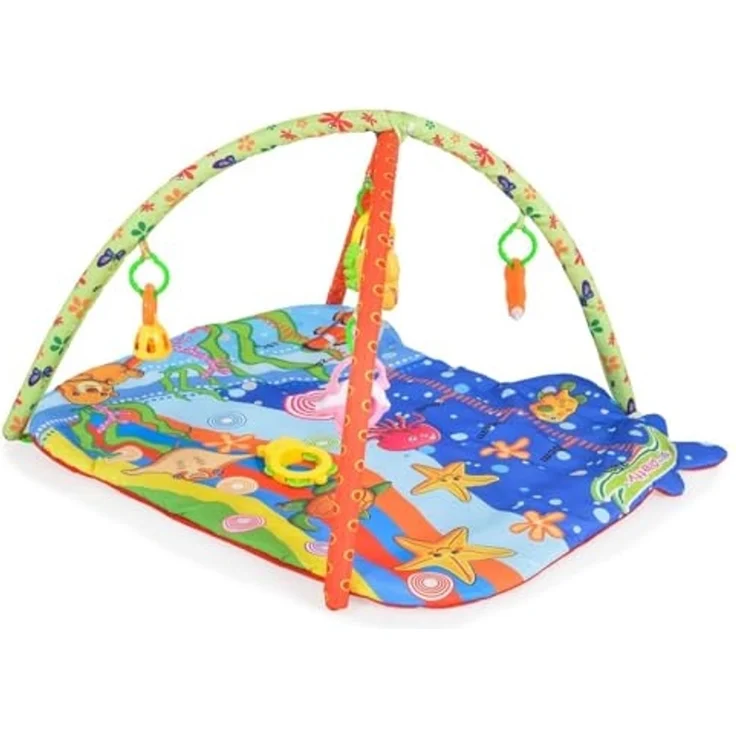 Moni Spielbogen Baby Like 143A, Unterwasserwelt, 5 Spielsachen, Wachstumsskala – Bild 3