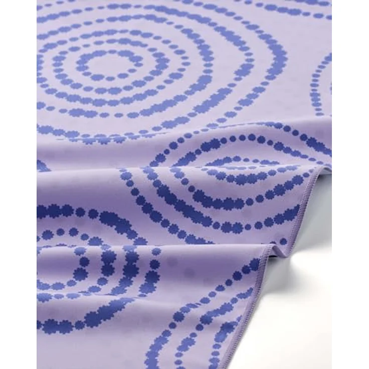 Fit-Flip Strandtuch XXL Mikrofaser, leicht und schnelltrocknend, 100% recycelt, sandfrei und schmutzabweisend, Circles 200x90cm – Bild 2