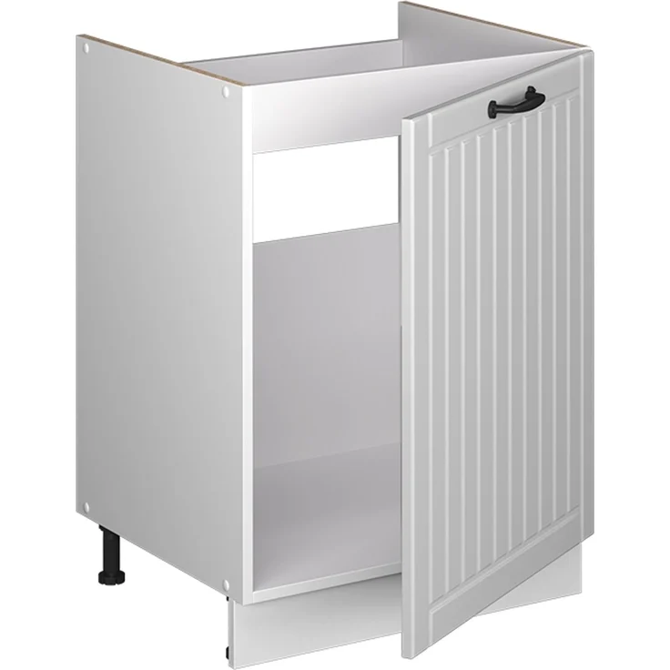 Spülenunterschrank Fame-Line Weiß Landhaus/Weiß 60 cm Vicco – Bild 6