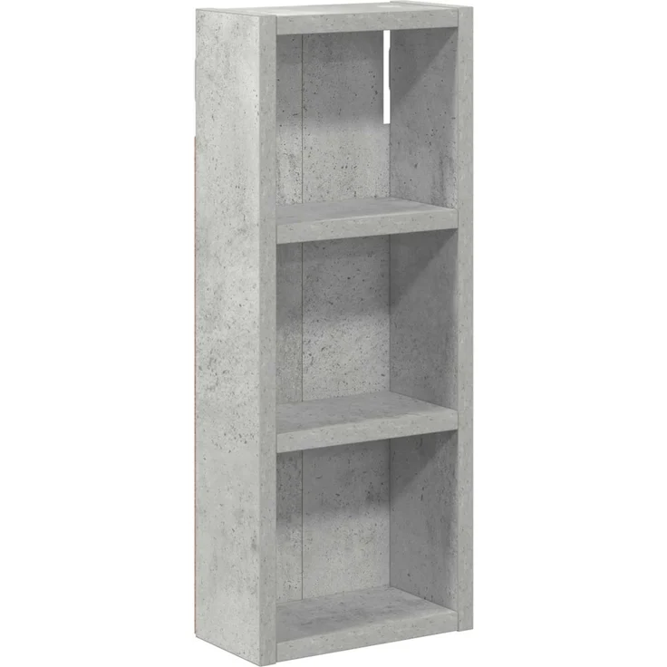 vidaXL Badezimmer-Wandschrank Betongrau 20 x 10 x 50 cm Holzwerkstoff 889282 – Bild 2