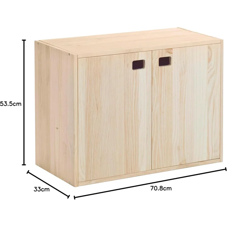 Astigarraga Aufbewahrungsschrank, Holz, 53,5 x 70,8 x 33 cm – Bild 3