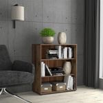 FORTE Tempra2 Regal, Holzwerkstoff, Braun, 73,7 x 85,5 x 34,8 cm