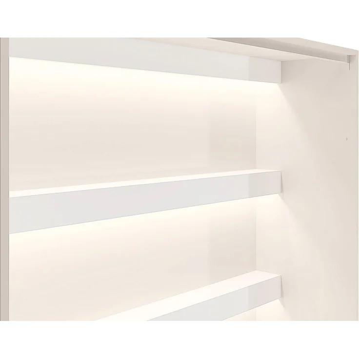 Vente-unique - RAPILI Bett Holz, Platte Beige - B 50 cm239,2 cm x H 225,2 cm x L 159 cm – Bild 9