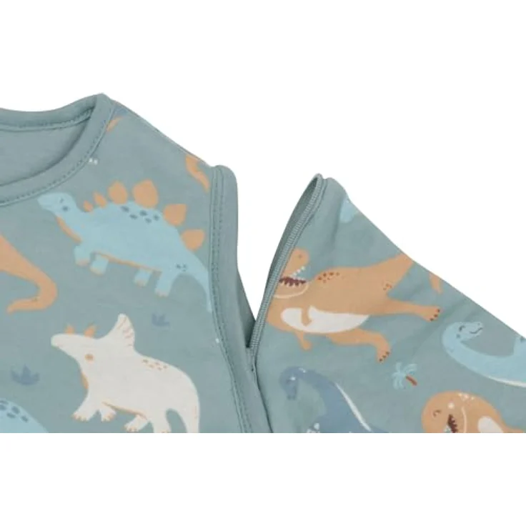 Jollein Schlafsack Baby - Roarsome - 110 cm - Baumwolle - 2.0 bis 3.0 TOG - Abnehmbare Ärmel - Oeko-TEX Zertifiziert - Baby Schlafsack - Dino Print – Bild 5