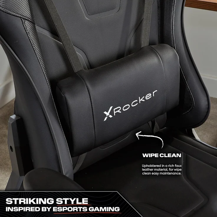 X Rocker Gaming-Stuhl Agility eSports Gaming Bürostuhl fur Jugendliche – Bild 6