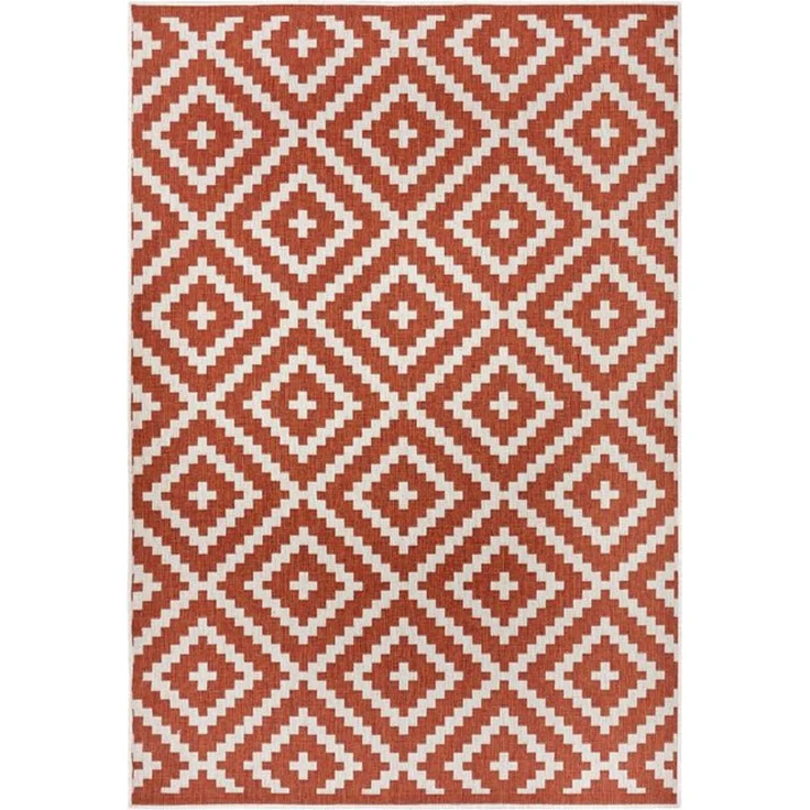 OTTO home Teppich Ronda Wendeteppich, rechteckig, Höhe: 5 mm, Sisal-Optik, Flachgewebe, In- und Outdoor, geometrisches Boho Design – Bild 4