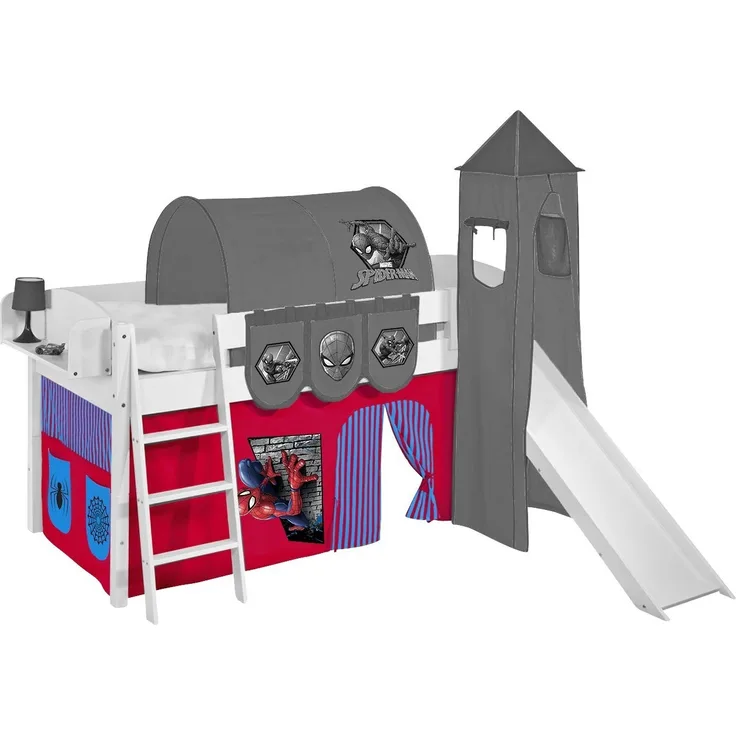 Lilokids 'Spiderman' Vorhang - für Hochbett, Spielbett und Etagenbett