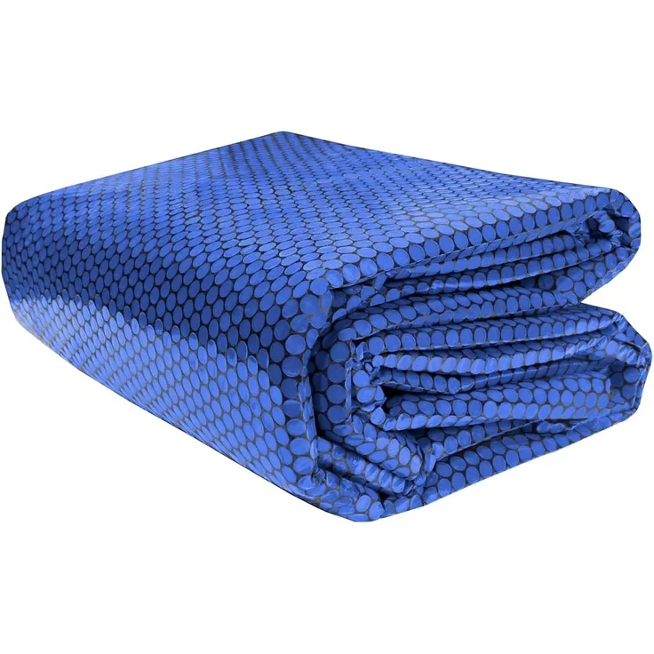 Poolpanda Pool Solarfolie Ø 550 cm Elite rund | 400 my | schwarz/blau | 15 mm Luftblasen