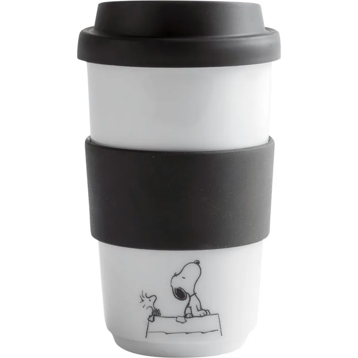 KAHLA Coffee-to-go-Becher fillit Becher 0,40 l Peanuts + Trinkdeckel, Porzellan, einwandig, Made in Germany