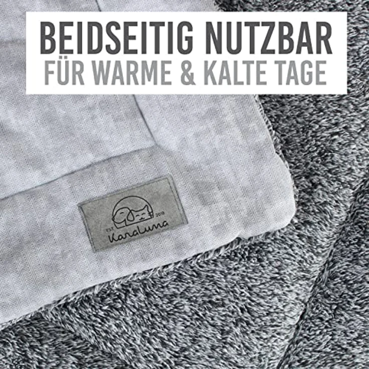 KaraLuna Tierdecke Hunde Liegematte I Hundedecke Decke Matte Kissen Hund, Wasserbar – Bild 4