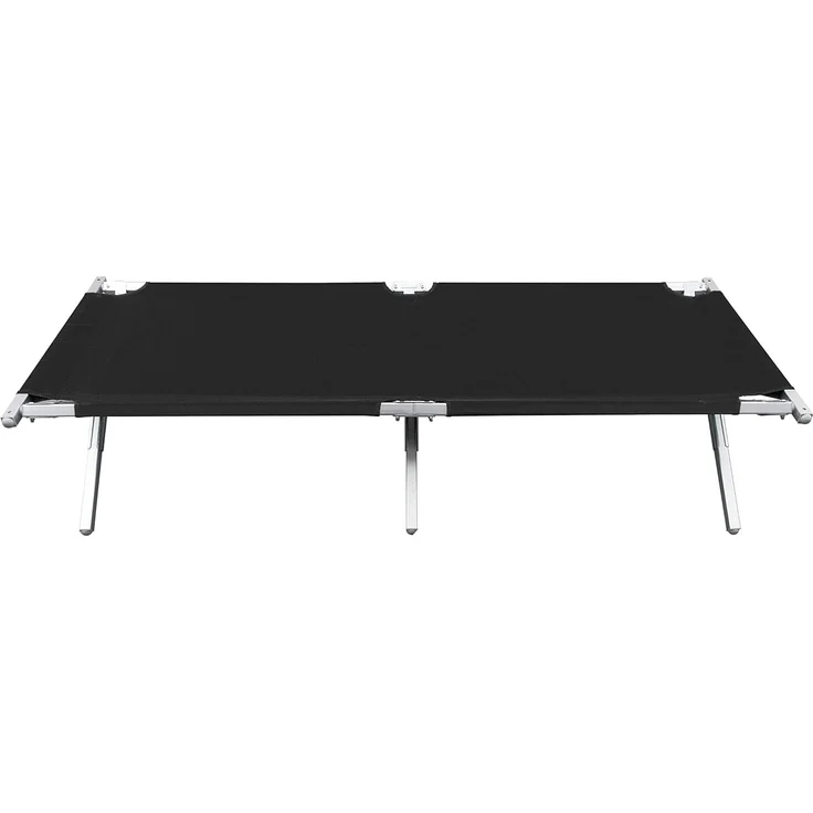 BasicNature Travelchair 'Feldbett', 210 cm, schwarz – Bild 3