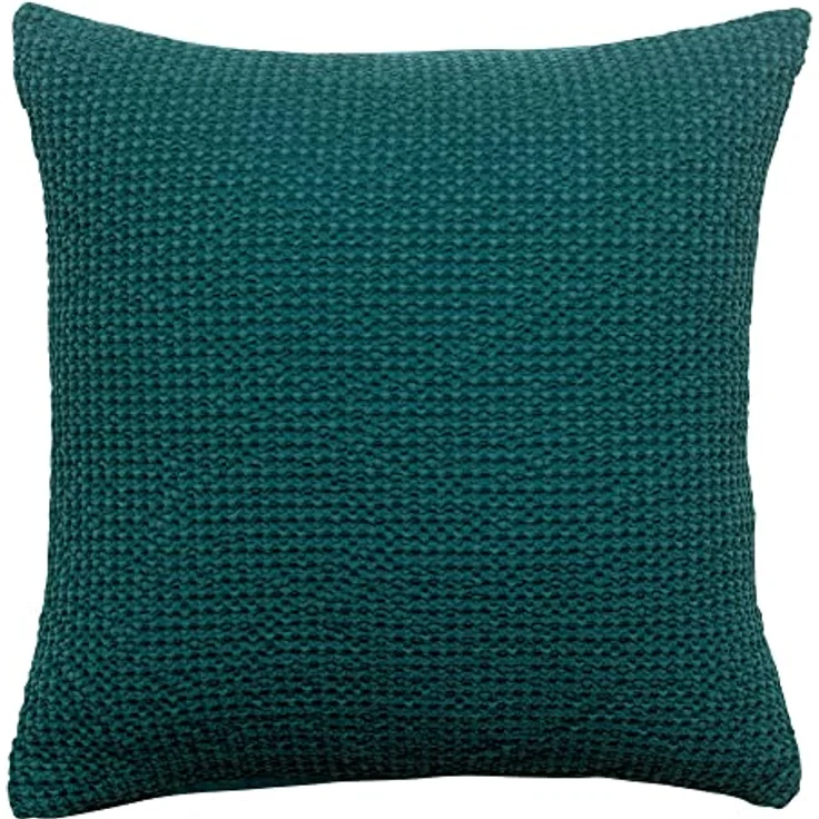 VIVARAISE Dekokissen Maia, 45 x 45 cm aus 100% Baumwolle mit Wabenwebung, elegantes Design – Bild 1